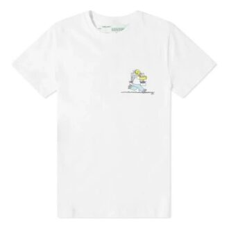 Los Simpson Estampado Pantalones Cortos Blanco Los Simpson Estampado Pantalones Cortos Blanco