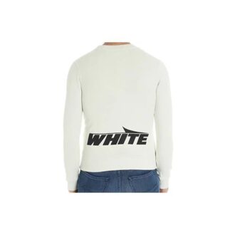 Manga larga ajustada minimalista Blanco