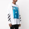 Manga larga con estampado SS21, blanco