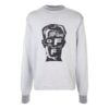 Mascarilla de punto para hombre Off-White Gris