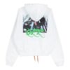 MENS Spray Blurred Oversized Blanco
