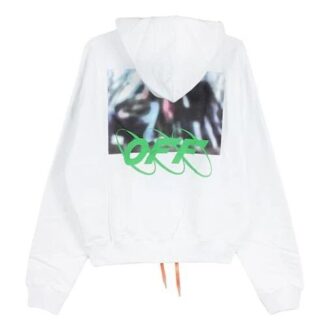 MENS Spray Blurred Oversized Blanco