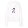 MJ con estampado, holgada, blanca