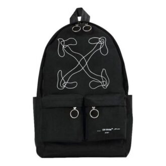 Mochila Abstract Arrows «Negro/Blanco»