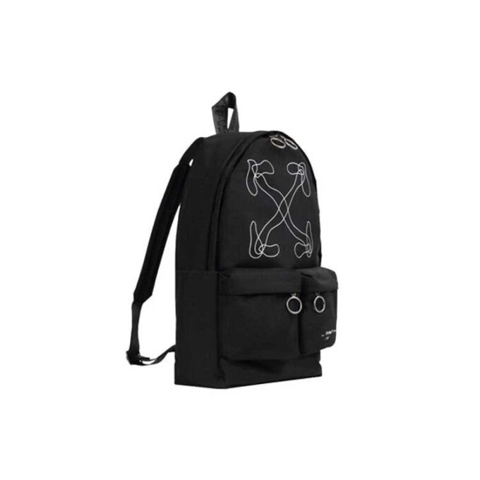 Mochila Abstract Arrows «Negro/Blanco»