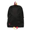 Mochila con detalle de correa fácil «Negro/Rosa»
