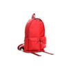 Mochila con eslogan impreso, color rojo