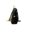 Mochila con estampado de flechas de graffiti, negra