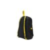 Mochila con estampado de flechas diagonales, color negro