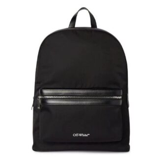 Mochila con estampado del logotipo redondo «Negro»