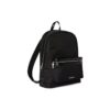 Mochila con estampado del logotipo redondo «Negro»