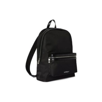 Mochila con estampado del logotipo redondo «Negro»