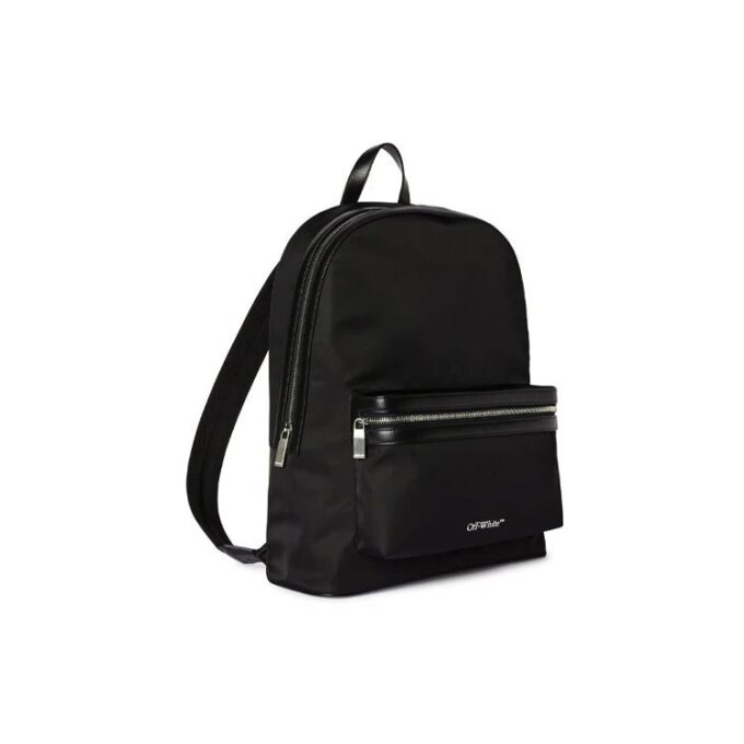 Mochila con estampado del logotipo redondo «Negro»