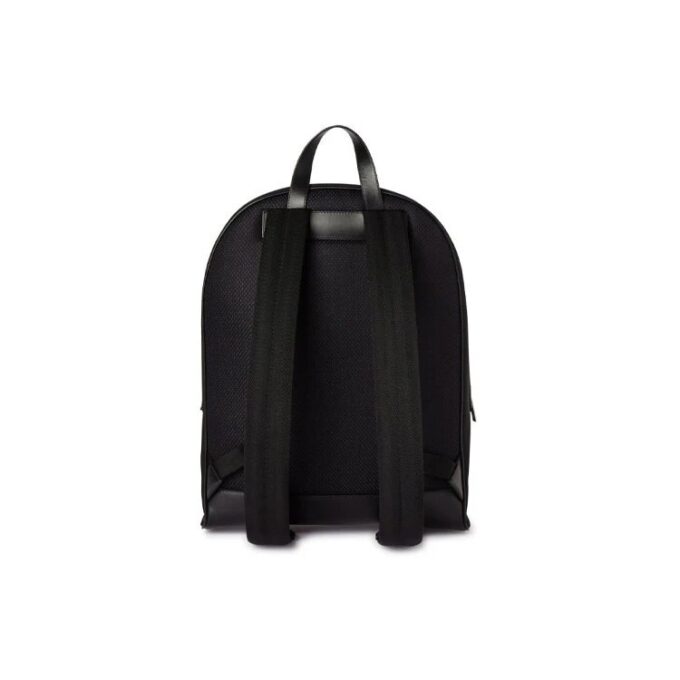 Mochila con estampado del logotipo redondo «Negro»