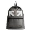 Mochila con logotipo estampado, gris