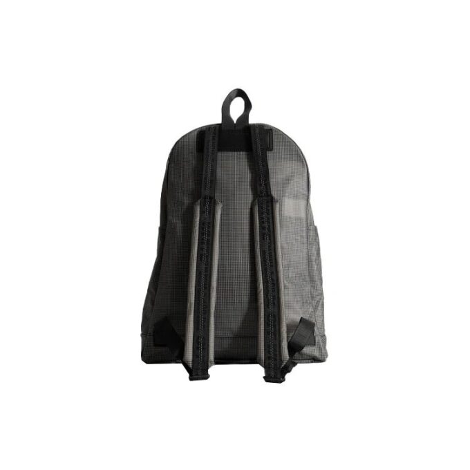 Mochila con logotipo estampado, gris