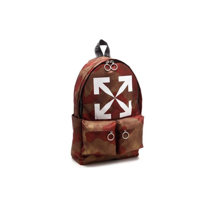 Mochila de nailon con estampado de 20 flechas, camuflaje
