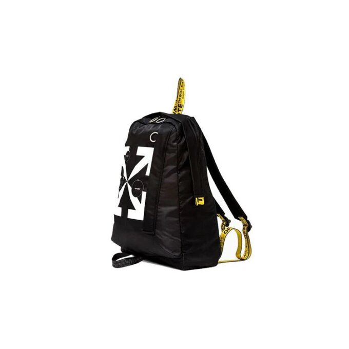 Mochila de nailon negra para hombre de Off-White