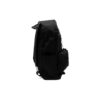 Mochila escolar con logo, estampado de letras en estilo graffiti, cremallera y múltiples bolsillos, color negro