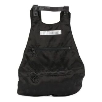 Mochila escolar con logotipo Jacquard Negro