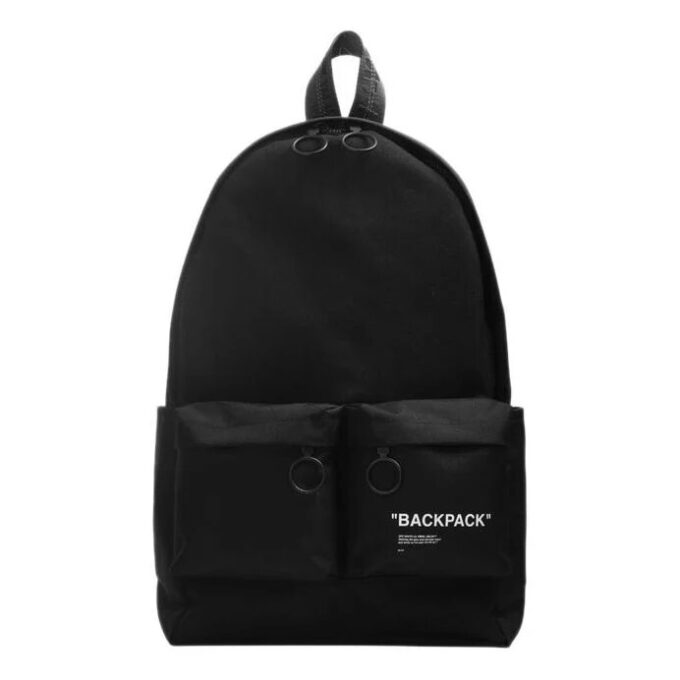 Mochila FW19 Black Quote, negra