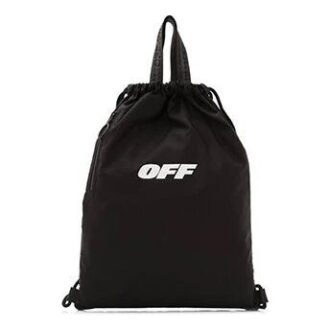 Mochila minimalista con cordón Negro