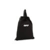Mochila minimalista con cordón Negro