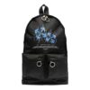 Mochila negra con flechas de valla SS20