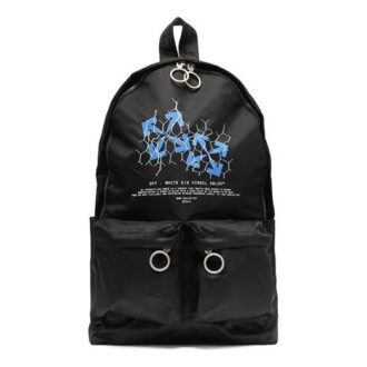 Mochila negra con flechas de valla SS20