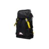 Mochila negra con logotipo de moda