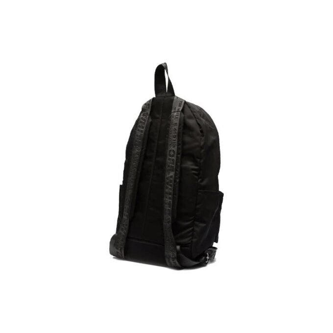 Mochila Off-White para hombre con estampado del logotipo en negro