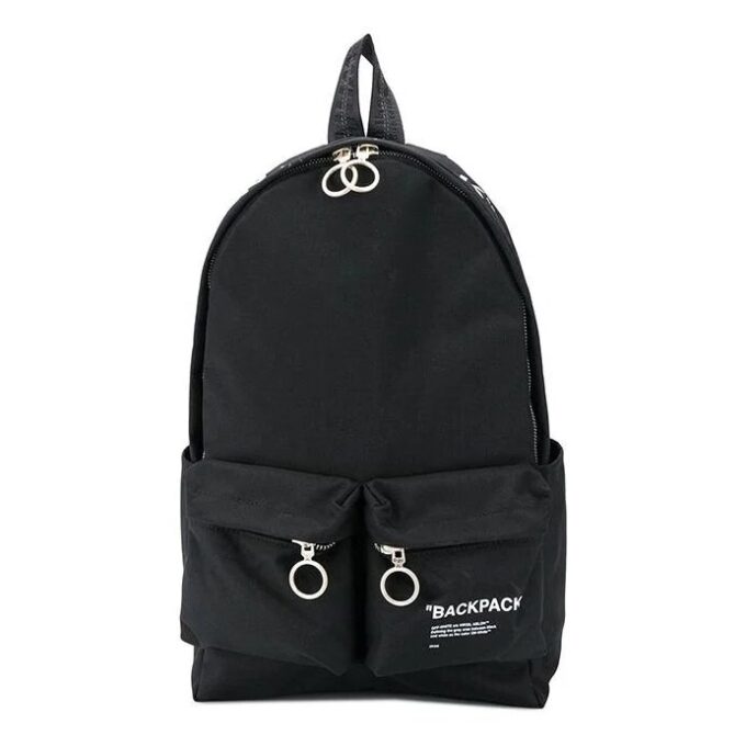 Mochila tipo tote «Negro/Blanco»
