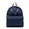 Mochila unisex con estampado de logotipo, azul