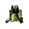Mochila unisex de nailon con estampado de serpiente, mini, amarilla