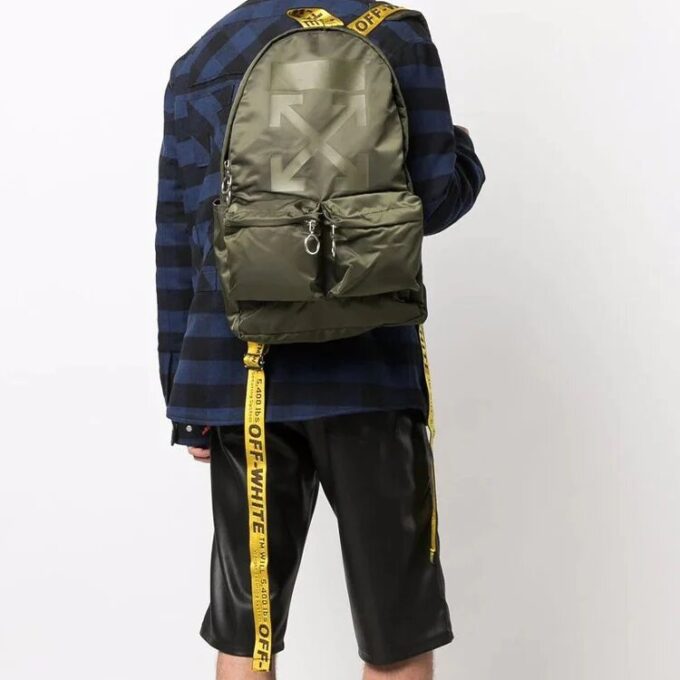 Mochila verde para hombre de Off-White