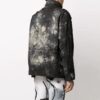 Nueva chaqueta Field Tie Dye, corte holgado, verde oscuro