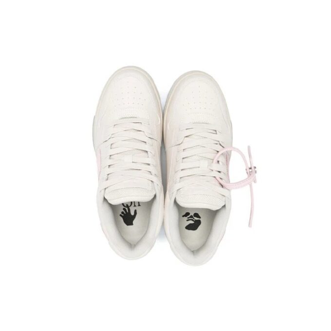 OFF-THITE Zapatillas bajas con motivo de flecha «Out Of Office» en rosa