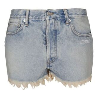 Off-White Azul claro Denim decolorado