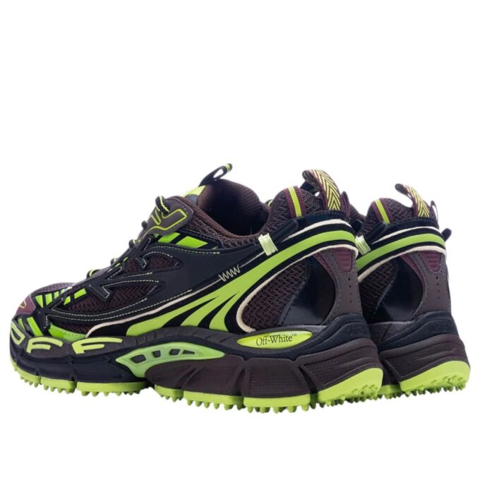 Off-White Be Right Back «Marrón chocolate/Verde»