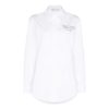 Off-White Camisa de manga larga estampada, blanca