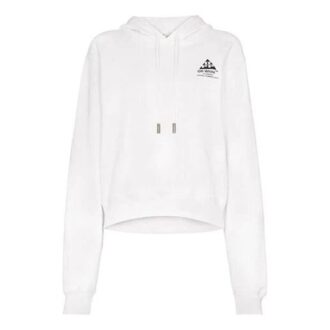 Off-White Camiseta blanca holgada con estampado de letras en la espalda