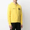 Off-White Camiseta casual para hombre SS21 con estampado de logotipo y cremallera, versión estándar, negro