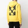 Off-White Camiseta casual para hombre SS21 con estampado de logotipo y cremallera, versión estándar, negro