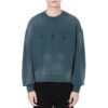 Off-White Camiseta de cuello redondo estampada para hombre, azul