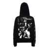 Off-White Camiseta de hombre Caravaggio con estampado en la espalda, color negro