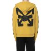 Off-White Camiseta de hombre con cremallera Arrow en color cúrcuma