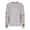 Off-White Camiseta de hombre con detalle de rayas
