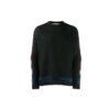 Off-White Camiseta de hombre con flecha en la espalda, corte holgado, color negro