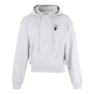 Off-White Camiseta de hombre FW21 con estampado de Arrows, gris Off-White Camiseta de hombre FW21 con estampado de Arrows, gris