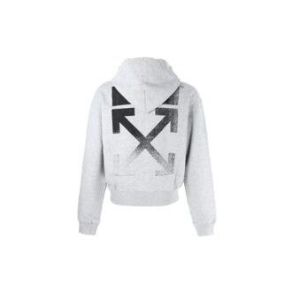 Off-White Camiseta de hombre FW21 con estampado de Arrows, gris Off-White Camiseta de hombre FW21 con estampado de Arrows, gris